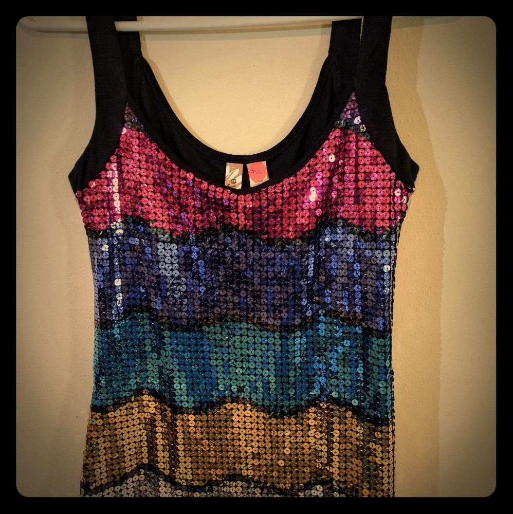Rainbow Sparkles! Tank top
